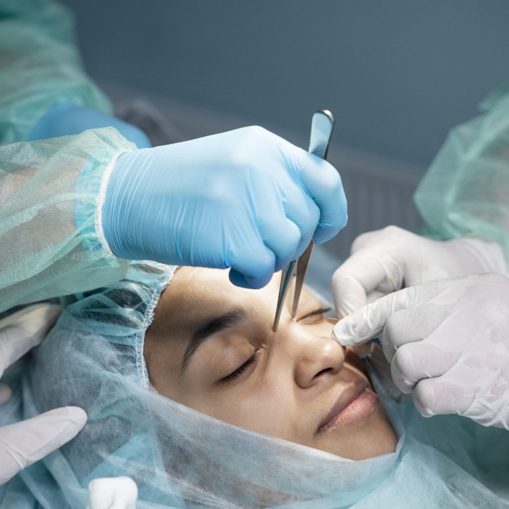 doctors-performing-rhinoplasty-high-angle